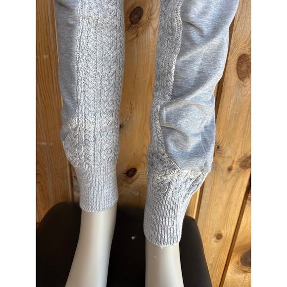 NWT BELLAGIO Las Vegas Joggers | Women’s Small | Knit Combo | Heather Grey - Picture 5 of 12